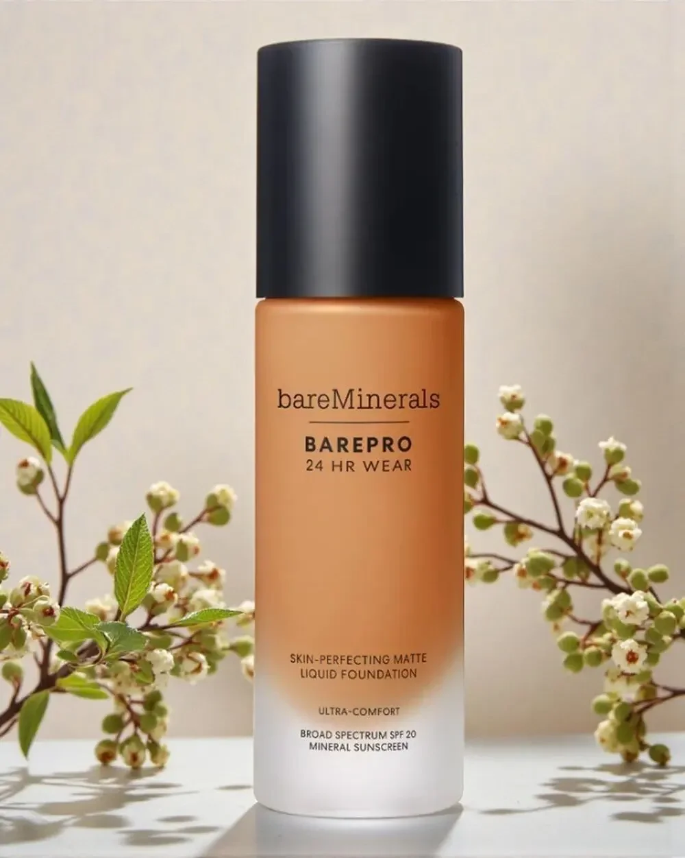 bareMinerals BAREPRO Foundation Medium Deep 43 Neutral 24HR Wear – New
